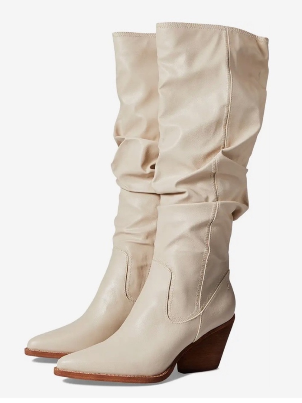Zodiac Riau Birch Beige Slouchy Heel boot women size 8